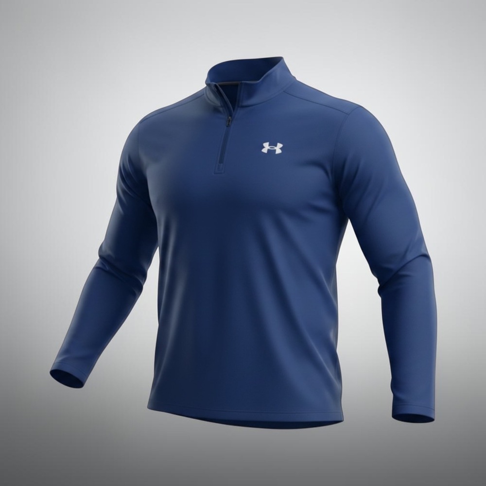 Under Armour Mens Locker 1/4 Zip Pullover Academy Blue 1293901 Size 3XL NEW